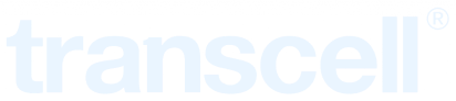 Transcell logo in white
