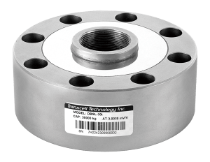 the DBSL pancake compression disk load cell from Transcell used in force measurement and weight sensor applications