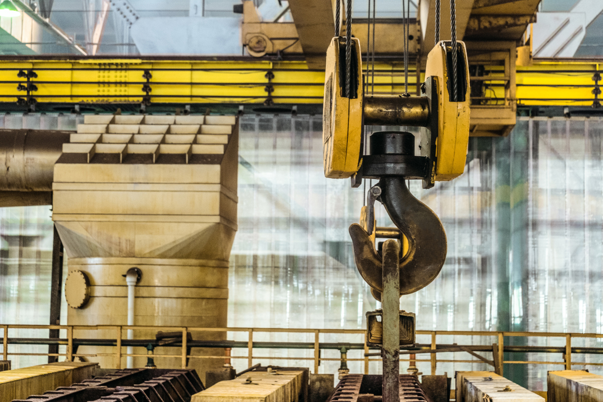 Photo of industrial overhead crane