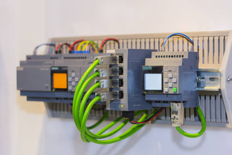 automatic Programmable Logic Controller PLC high precision equipment for machine or manufacturing process control in industrial